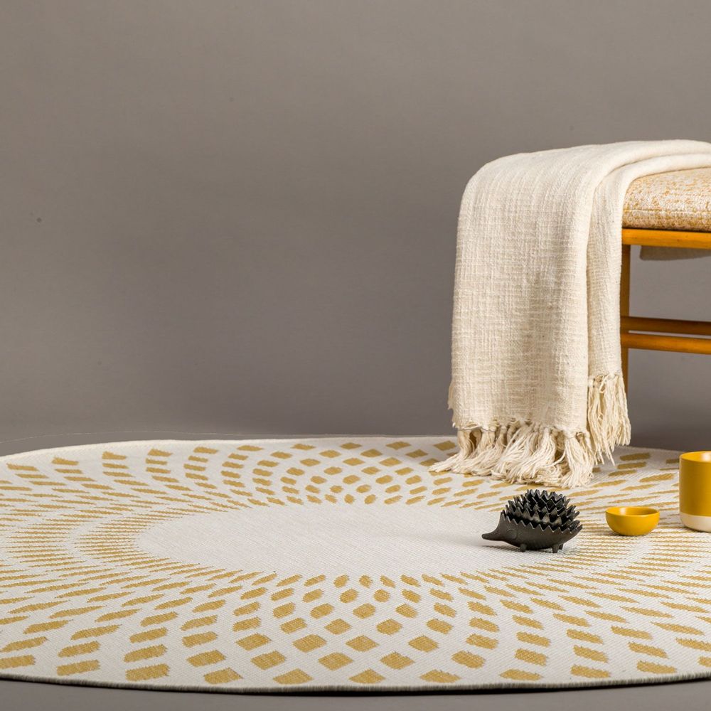 Other caperts - ILLUSION round rug - honey - AFK LIVING DESIGNER RUGS