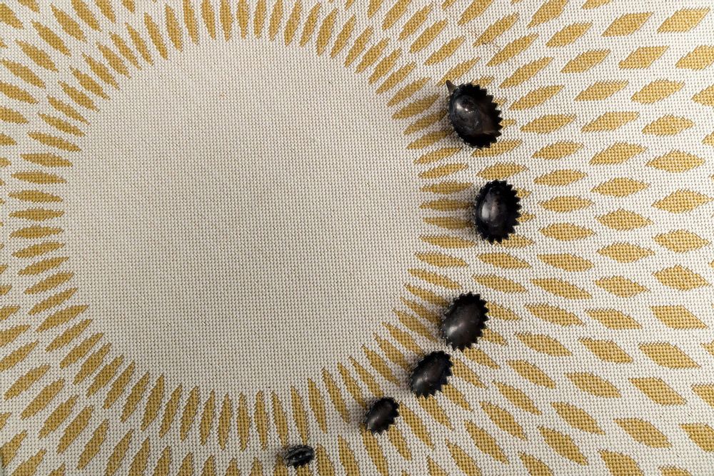 Other caperts - ILLUSION round rug - honey - AFK LIVING DESIGNER RUGS