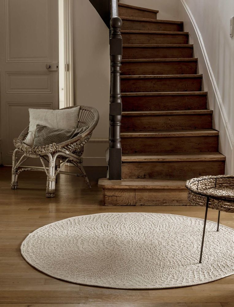 Other caperts - CROCHET Round Rug - Ivory - AFK LIVING DESIGNER RUGS