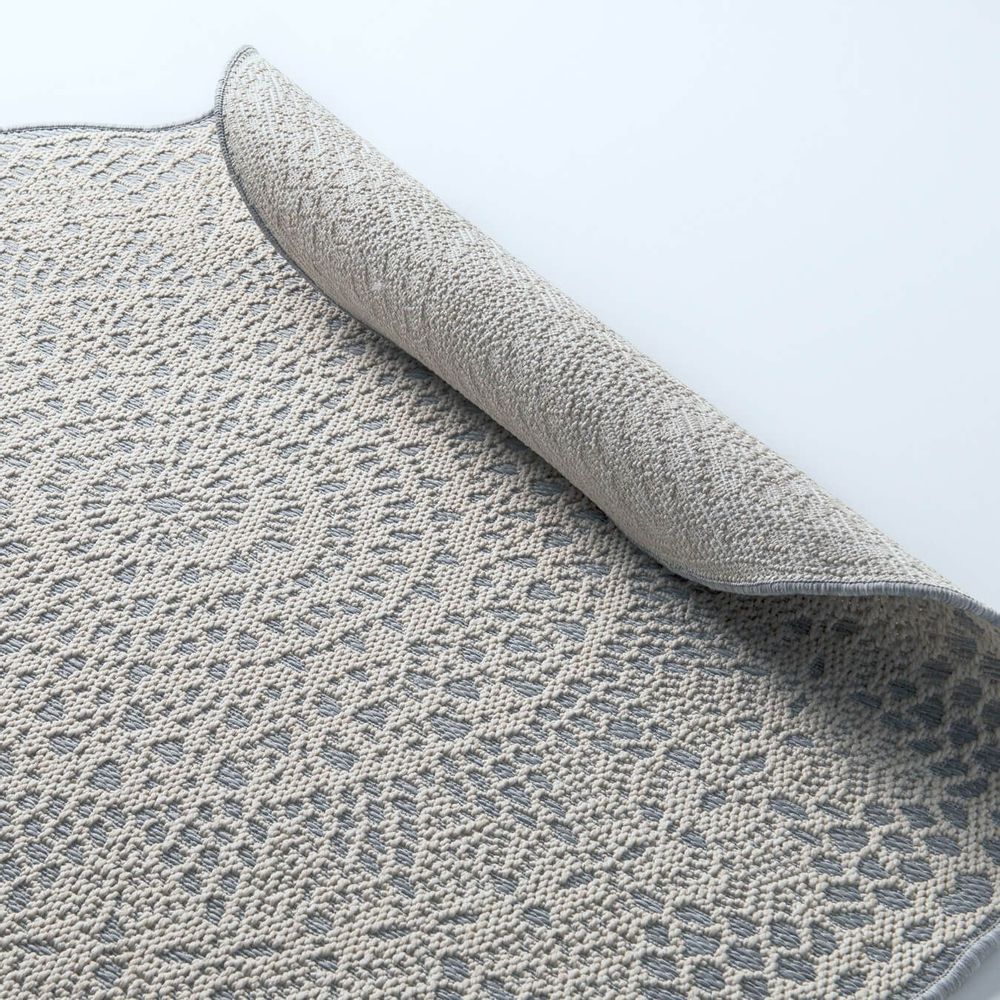 Classic carpets - CROCHET Round Rug - Grey - AFK LIVING DESIGNER RUGS