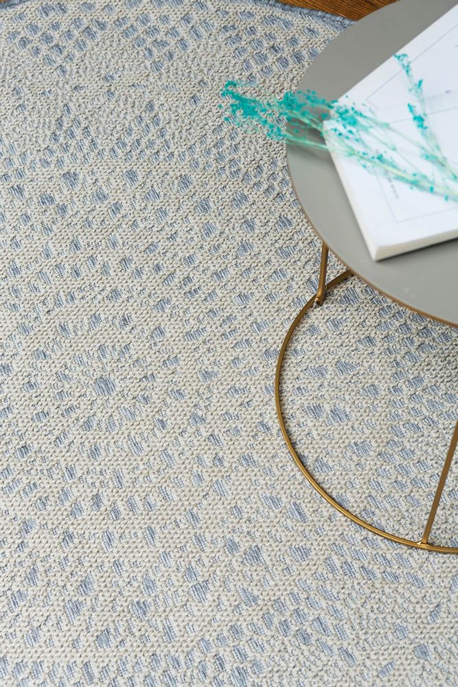 Classic carpets - CROCHET Round Rug - Grey - AFK LIVING DESIGNER RUGS