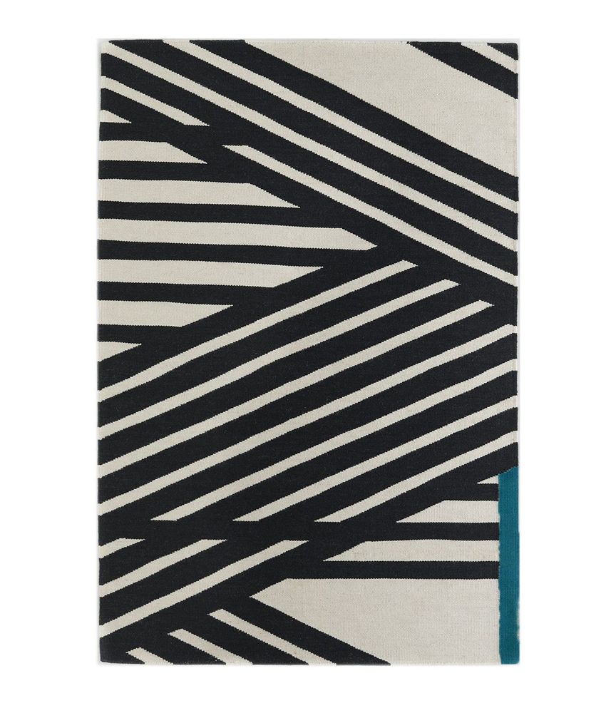 Rugs - STRIPES Kilim cotton rug - Blue side - AFK LIVING DESIGNER RUGS