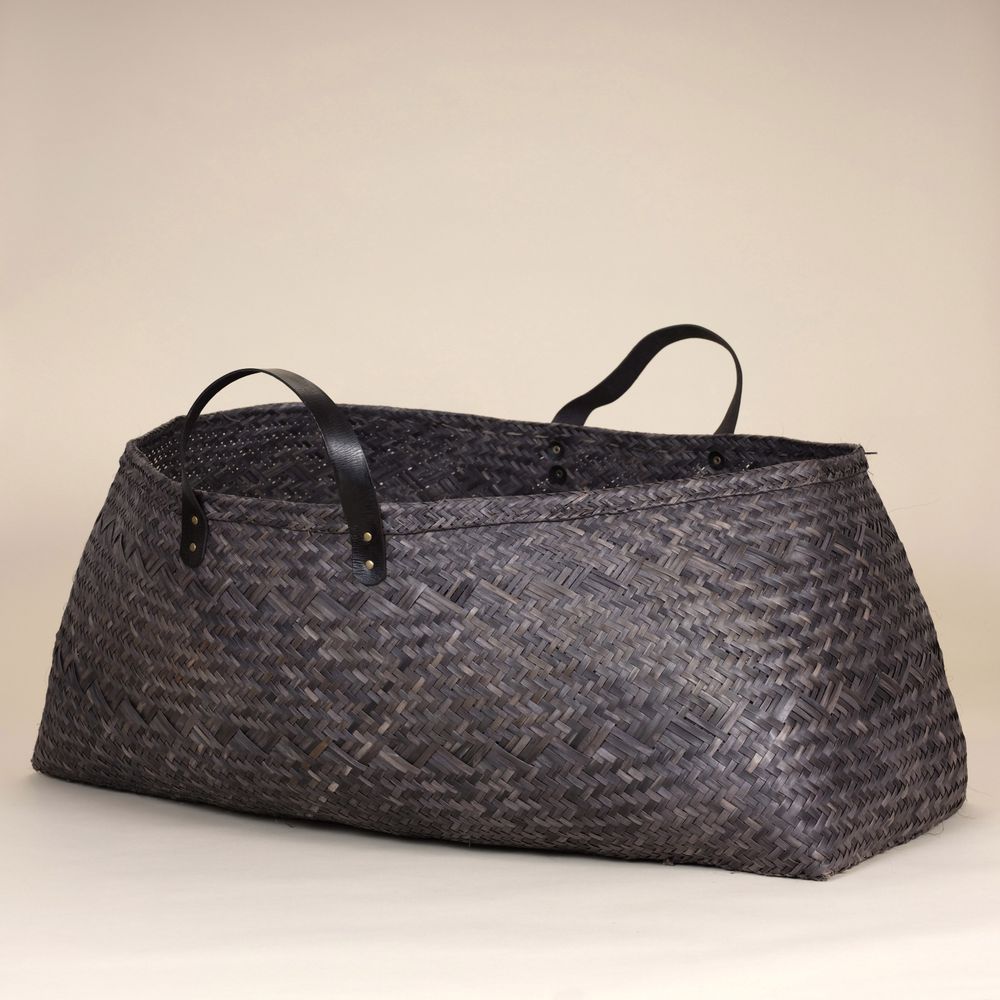 Laundry baskets - Oversized Basket - Palm fibre collection by AS'ART - AS'ART A SENSE OF CRAFTS