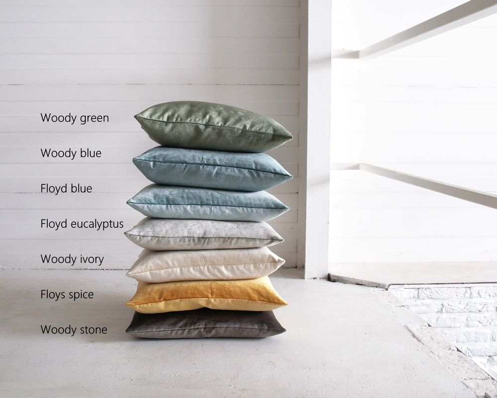 Coussins - Housse de coussin Shiny Velvet - Woody - ML FABRICS