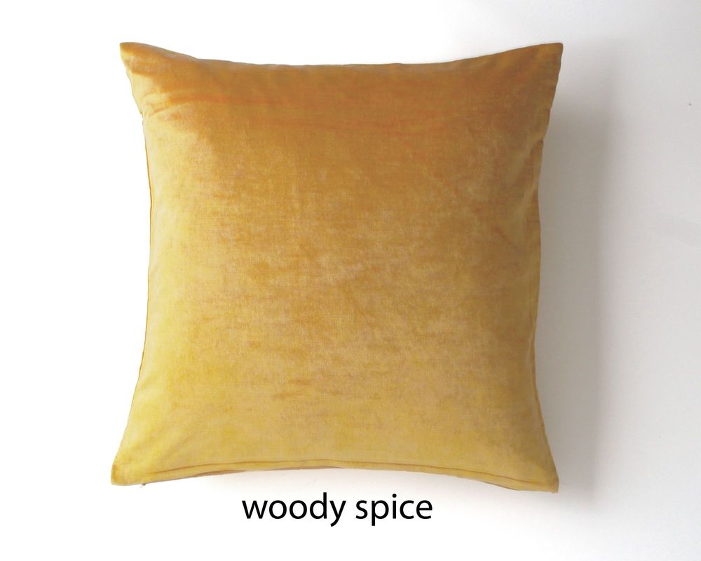 Coussins - Housse de coussin Shiny Velvet - Woody - ML FABRICS