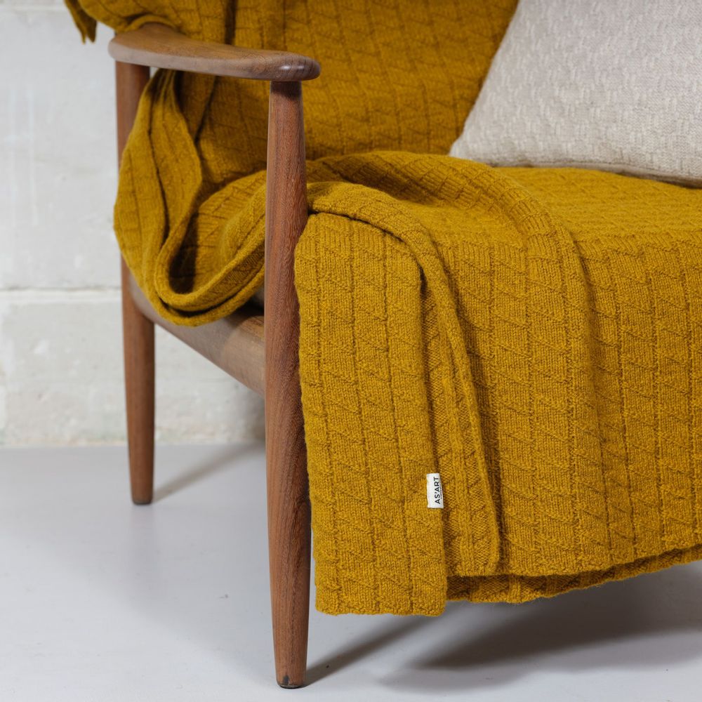Throw blankets - Plaids and Cushions, 100% Merino - made in France - Vallon By AS'ART Collection - AS'ART A SENSE OF CRAFTS