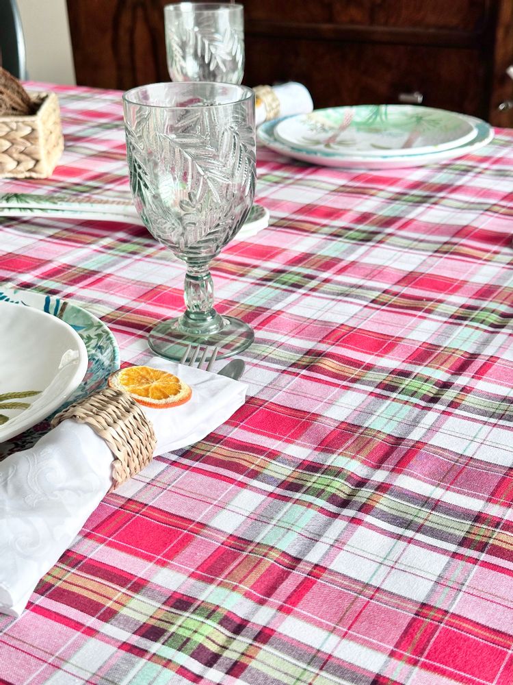 Table linen - Vichy spring tablecloths - ATELIER COSTÀ