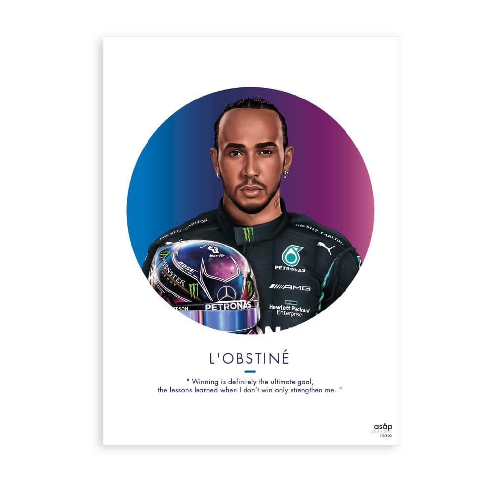 Affiches - AFFICHE - L'OBSTINÉ (édition limitée) - ASÅP CREATIVE STUDIO