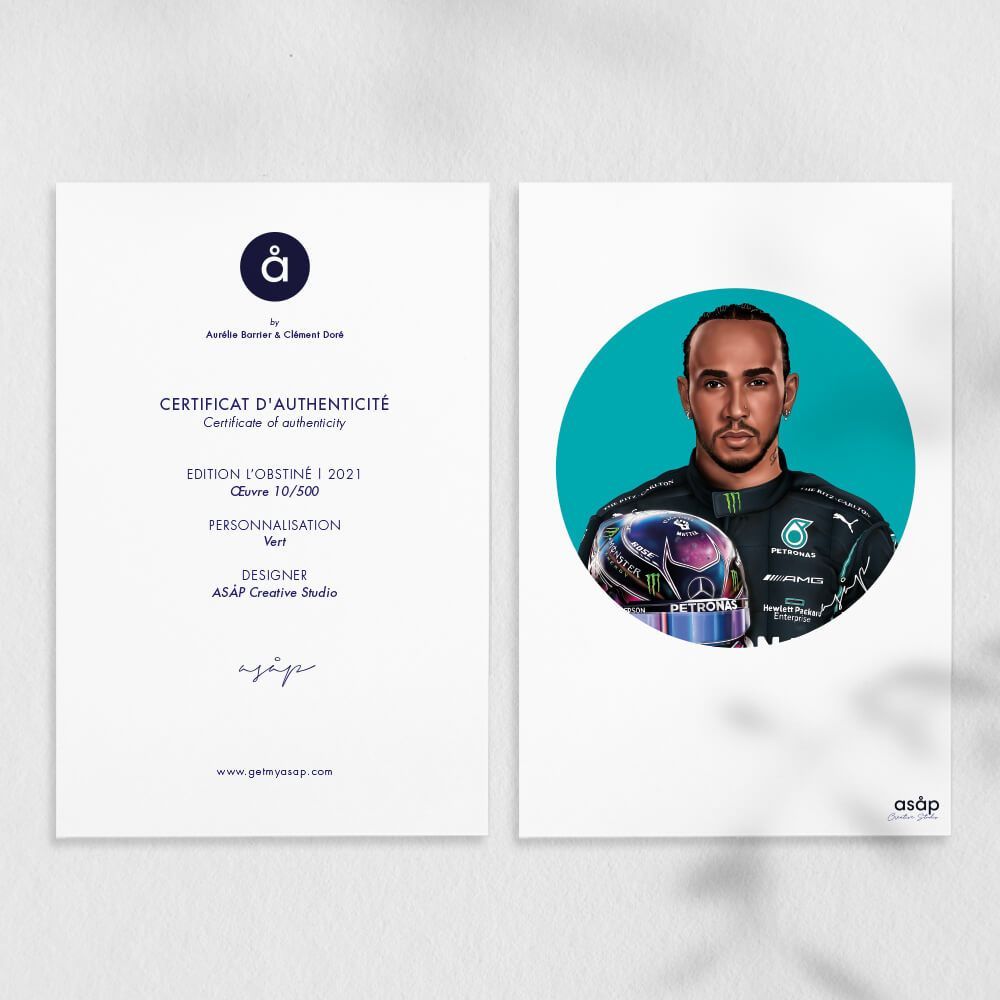 Affiches - AFFICHE - L'OBSTINÉ (édition limitée) - ASÅP CREATIVE STUDIO