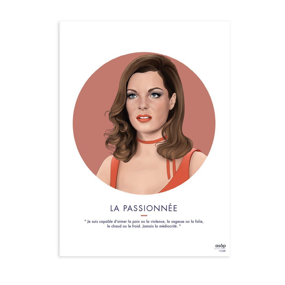 Affiches - AFFICHE - LA PASSIONNÉE (édition limitée) - ASÅP CREATIVE STUDIO