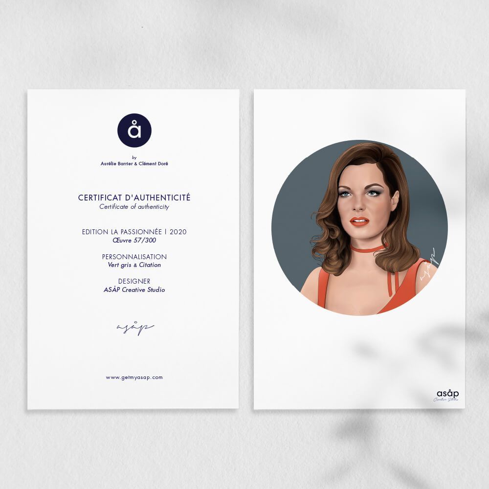 Affiches - AFFICHE - LA PASSIONNÉE (édition limitée) - ASÅP CREATIVE STUDIO