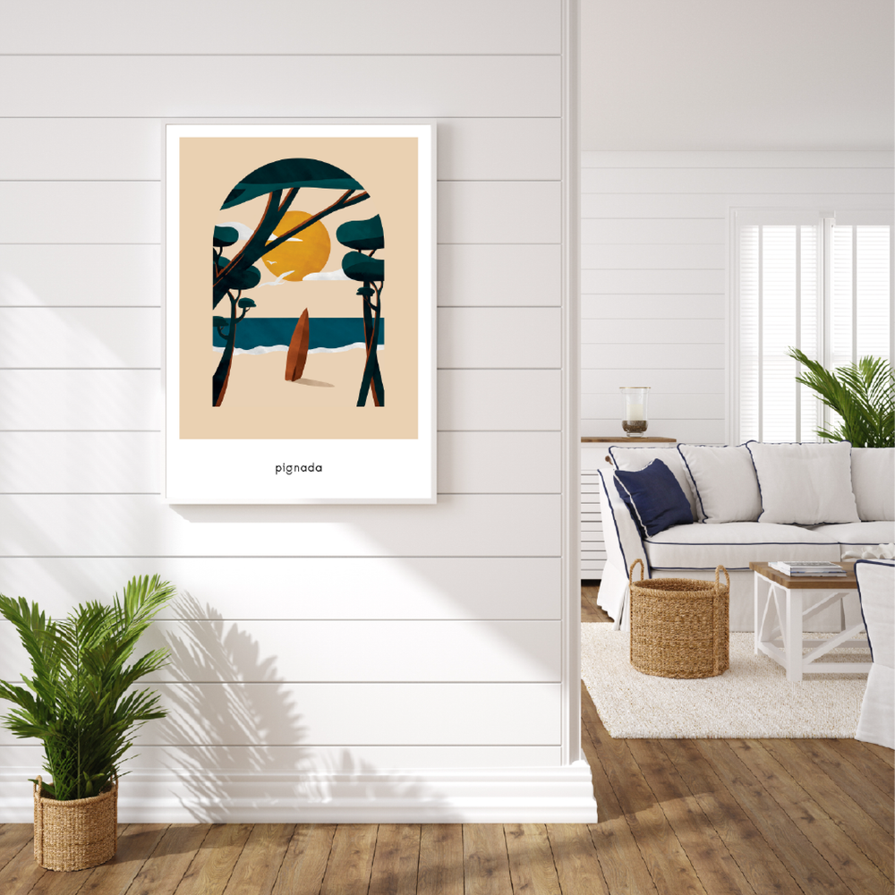 Poster - Back from Surfing poster - PIGNADA