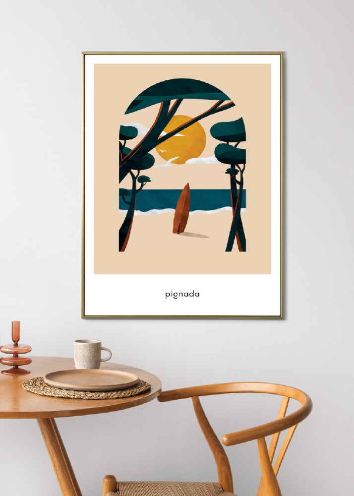 Poster - Back from Surfing poster - PIGNADA