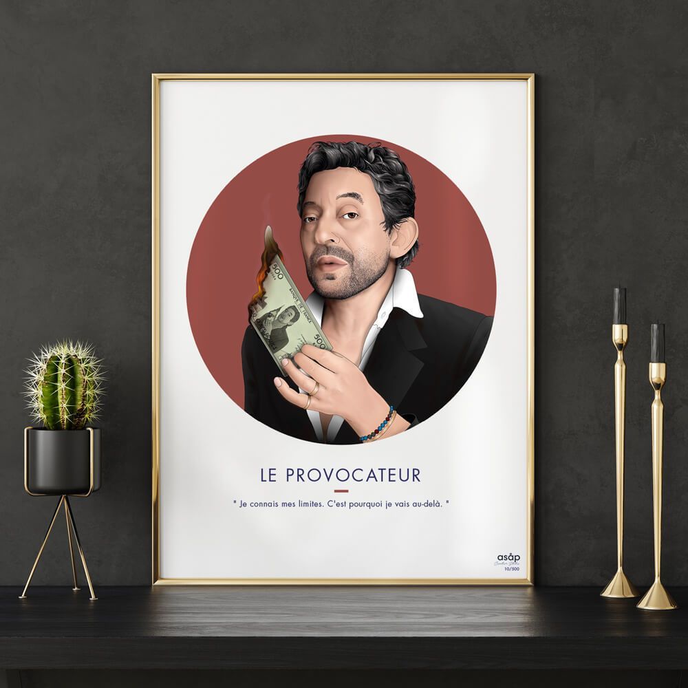 Affiches - AFFICHE - LE PROVOCATEUR (édition limitée) - ASÅP CREATIVE STUDIO