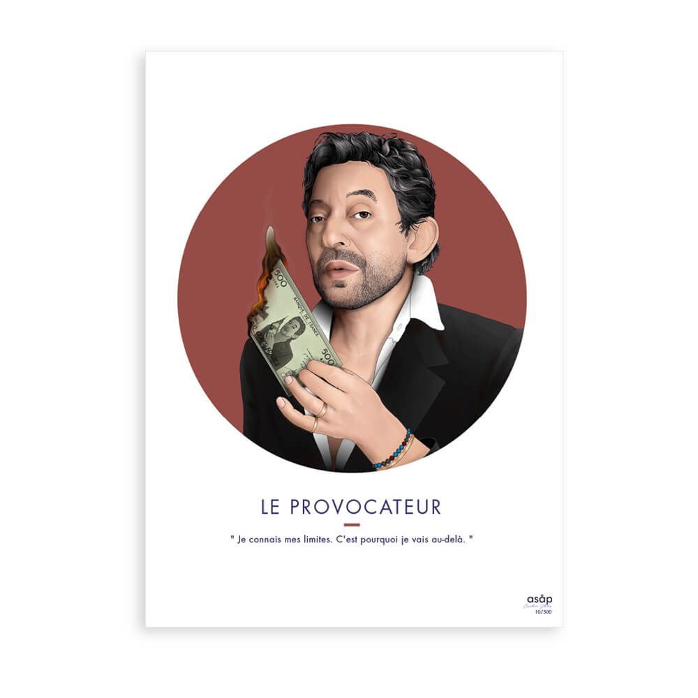 Affiches - AFFICHE - LE PROVOCATEUR (édition limitée) - ASÅP CREATIVE STUDIO