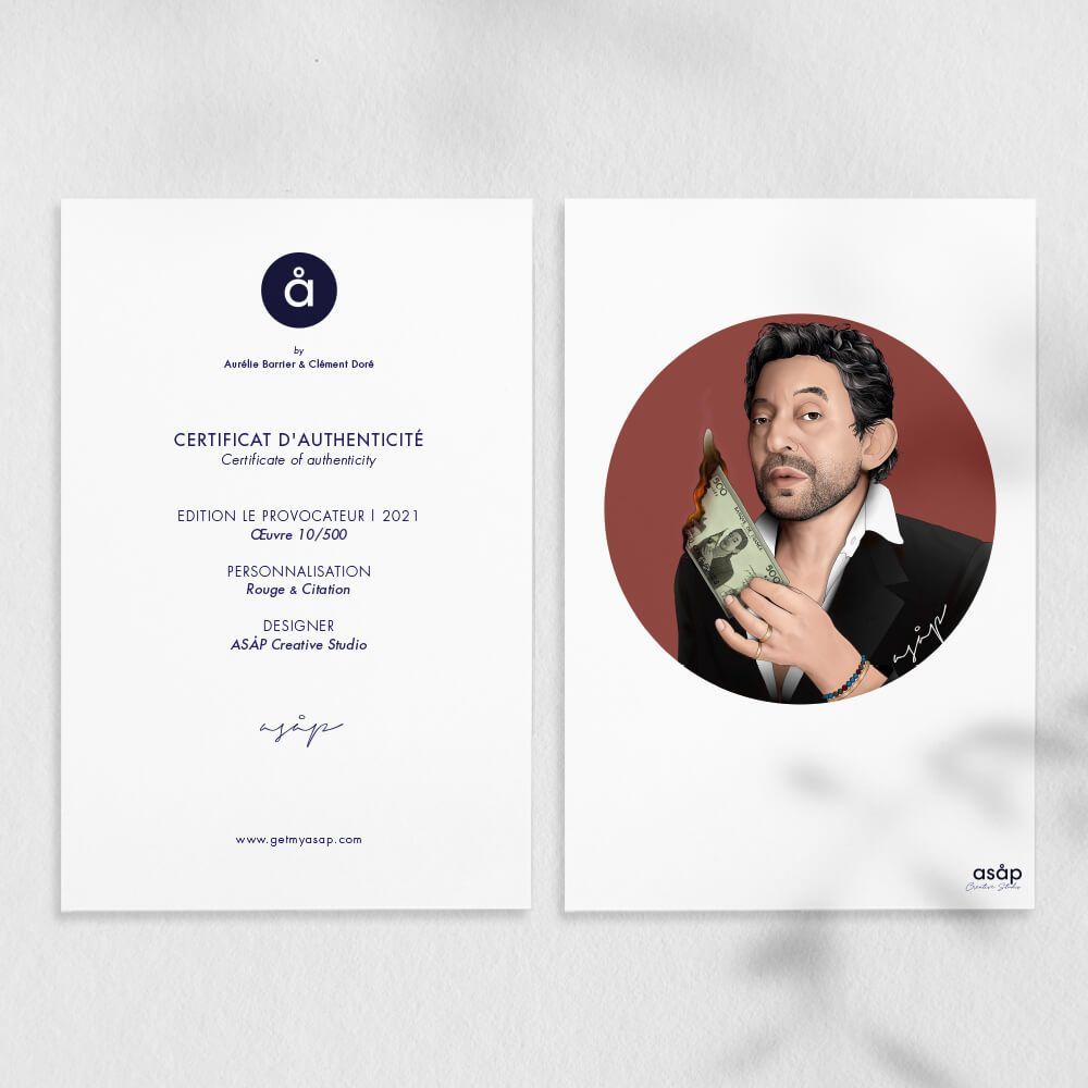 Affiches - AFFICHE - LE PROVOCATEUR (édition limitée) - ASÅP CREATIVE STUDIO