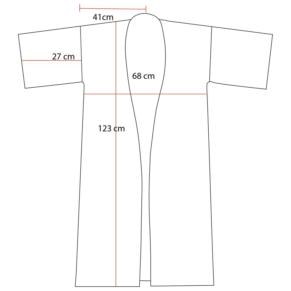 Homewear - Kimono bleu de montagne - HELLEN VAN BERKEL HEARTMADE PRINTS