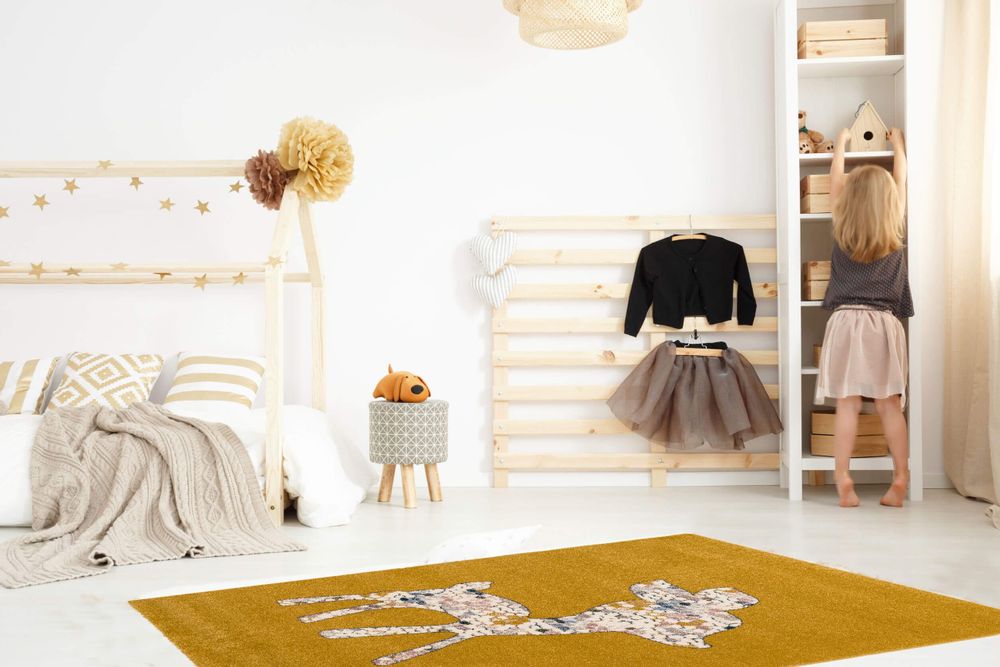 Contemporary carpets - FAON Rug - Honey Yellow - AFK LIVING DESIGNER RUGS