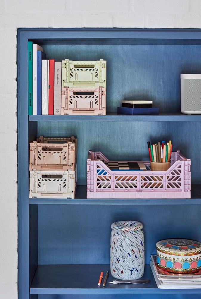 Storage boxes - MIDI BOX crates _ Assorted colors - POP CORN