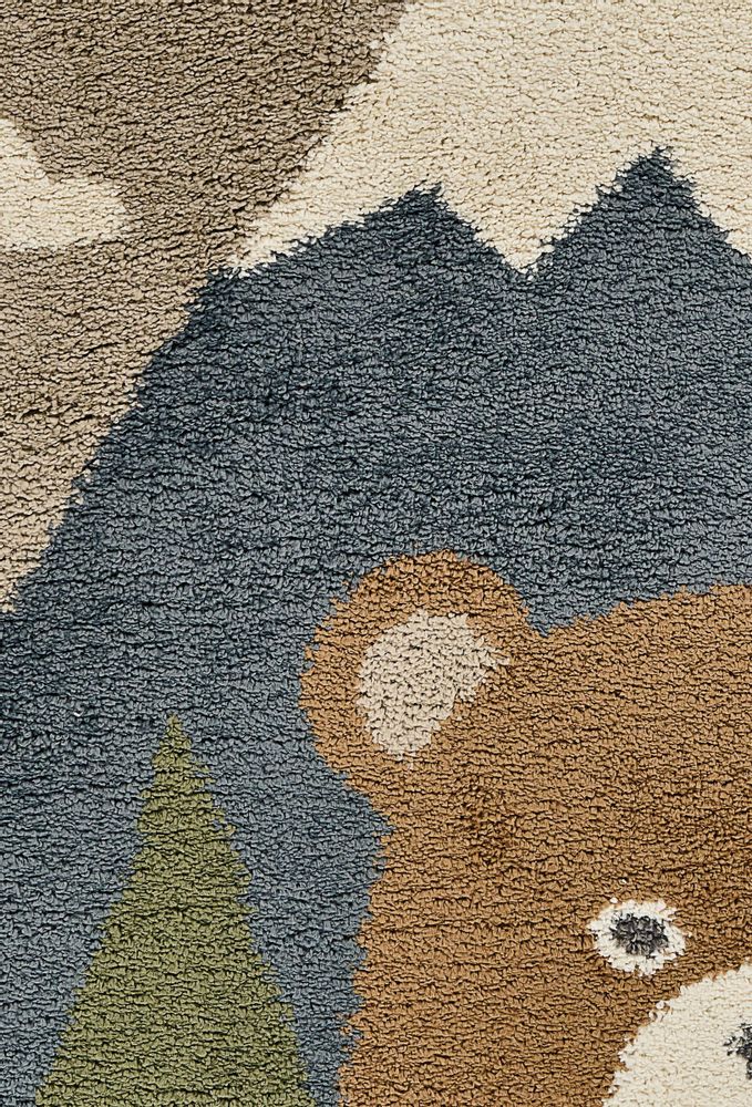 Other caperts - LITTLE BEAR IN THE FOREST Rug - AFK LIVING DESIGNER RUGS