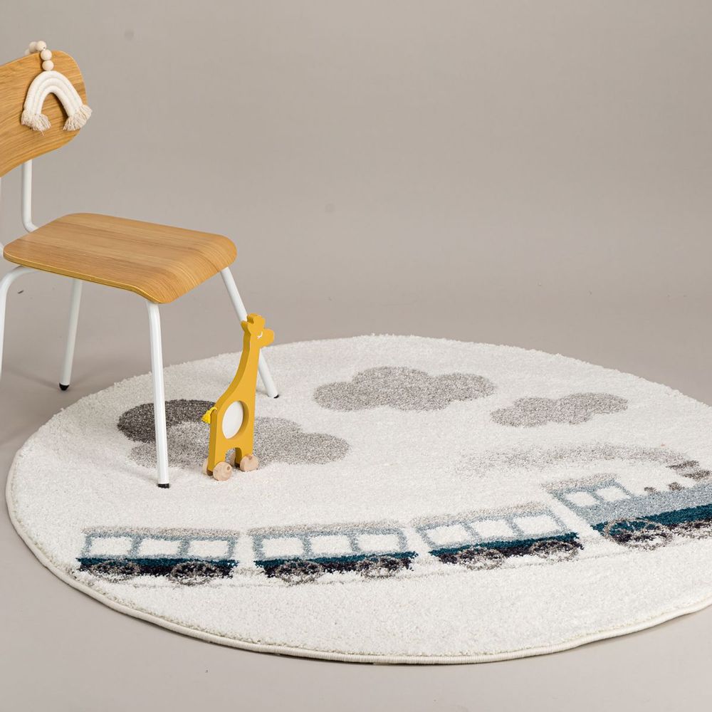 Autres tapis - Tapis rond PETIT TRAIN - AFK LIVING DESIGNER RUGS
