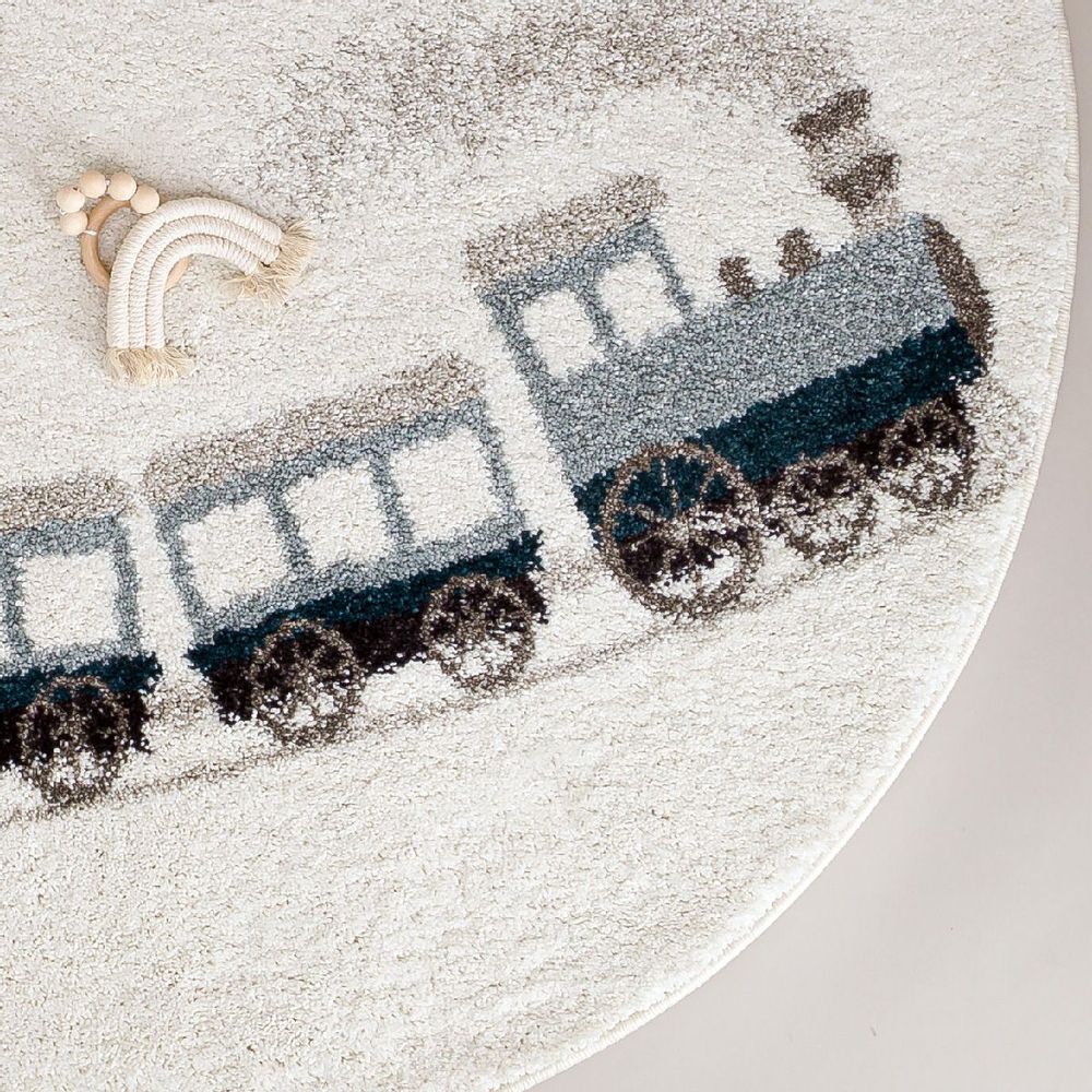 Autres tapis - Tapis rond PETIT TRAIN - AFK LIVING DESIGNER RUGS