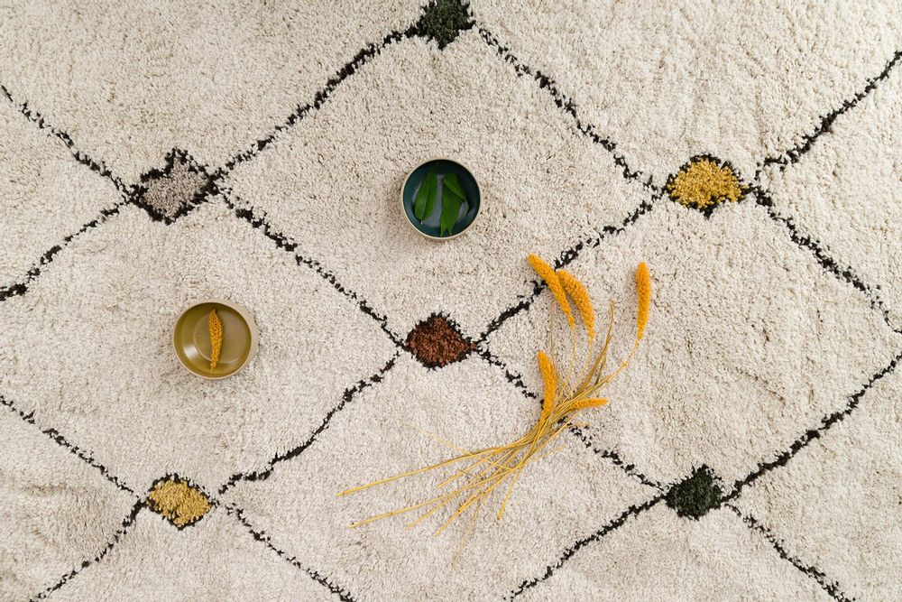 Design carpets - GEMS Shaggy Rug - AFK LIVING DESIGNER RUGS