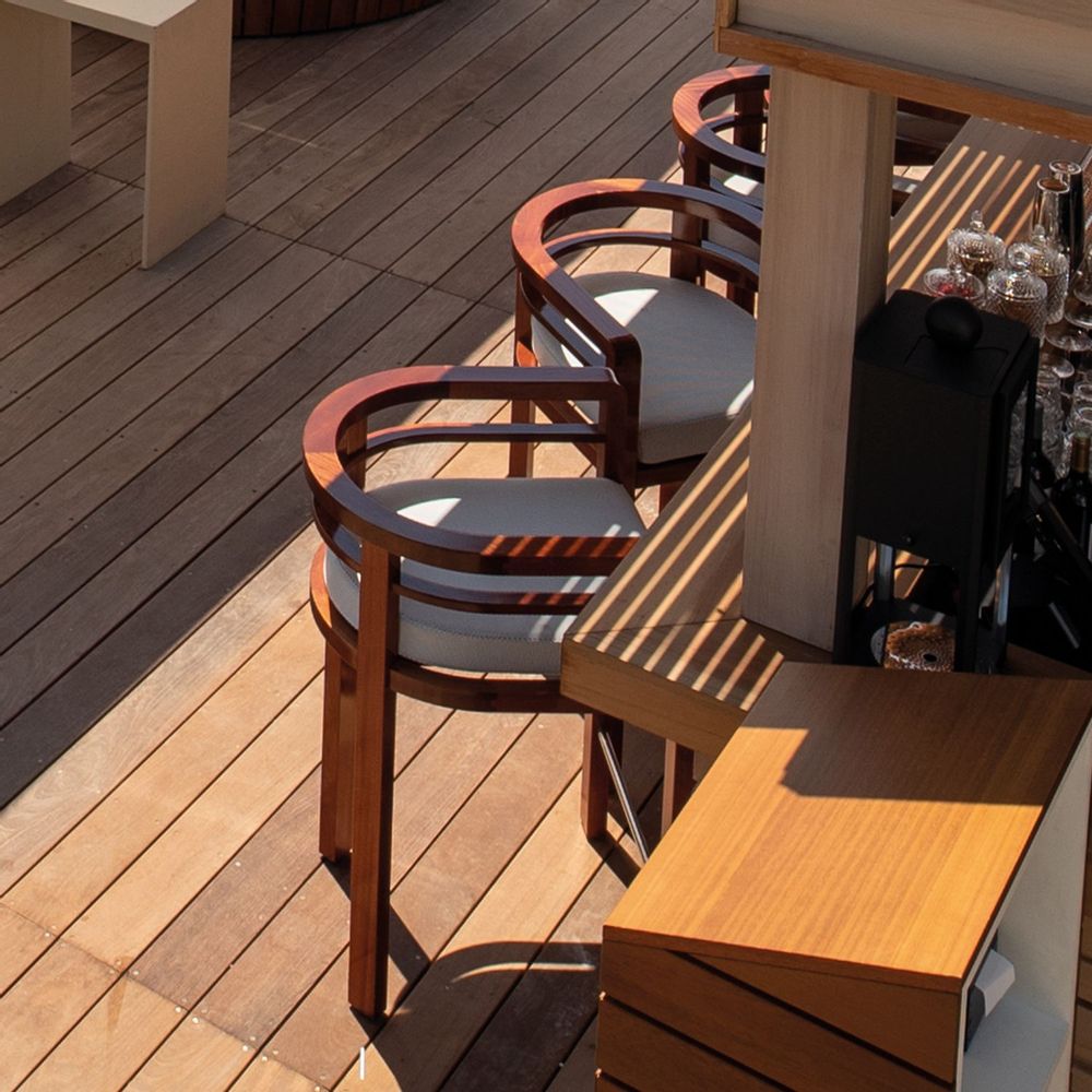 Lawn chairs - Positano bar stool - SEORA