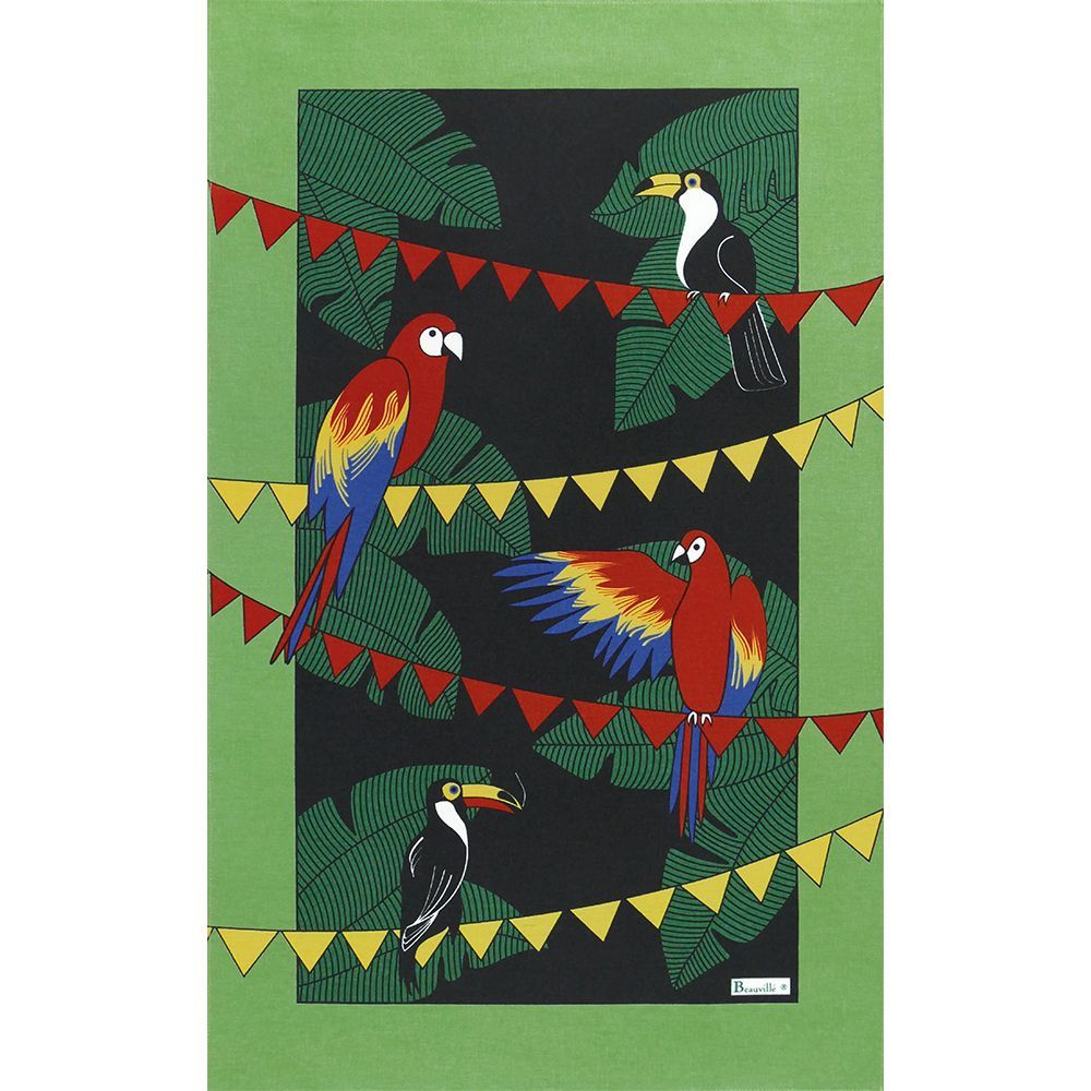 Kitchen linens - Les Tropiques tea towel - BEAUVILLÉ