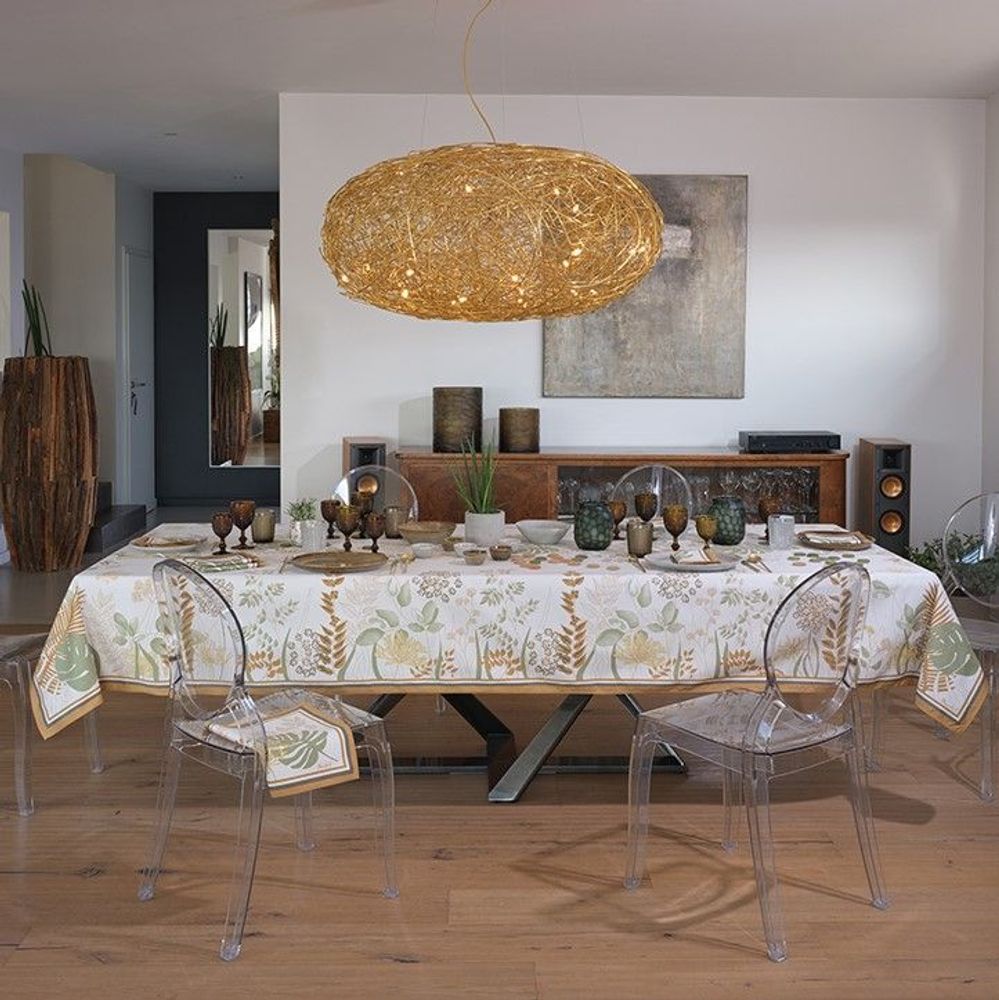 Linge de table textile - Nappe Agapanthes - BEAUVILLÉ