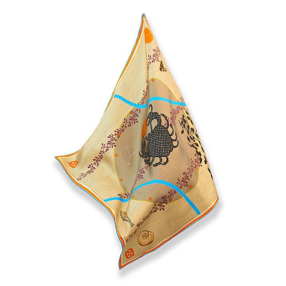 Foulards et écharpes - Cancer Zodiac bandana - HELLEN VAN BERKEL HEARTMADE PRINTS