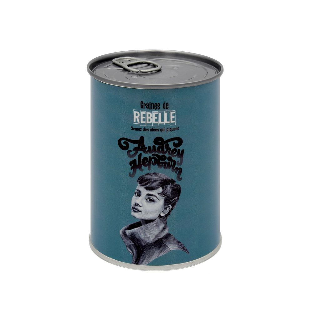 Cadeaux - Kit à semer " Audrey Hepburn" Fabriqué en France, en collab avec Arts dans la Peau - MAUVAISES GRAINES