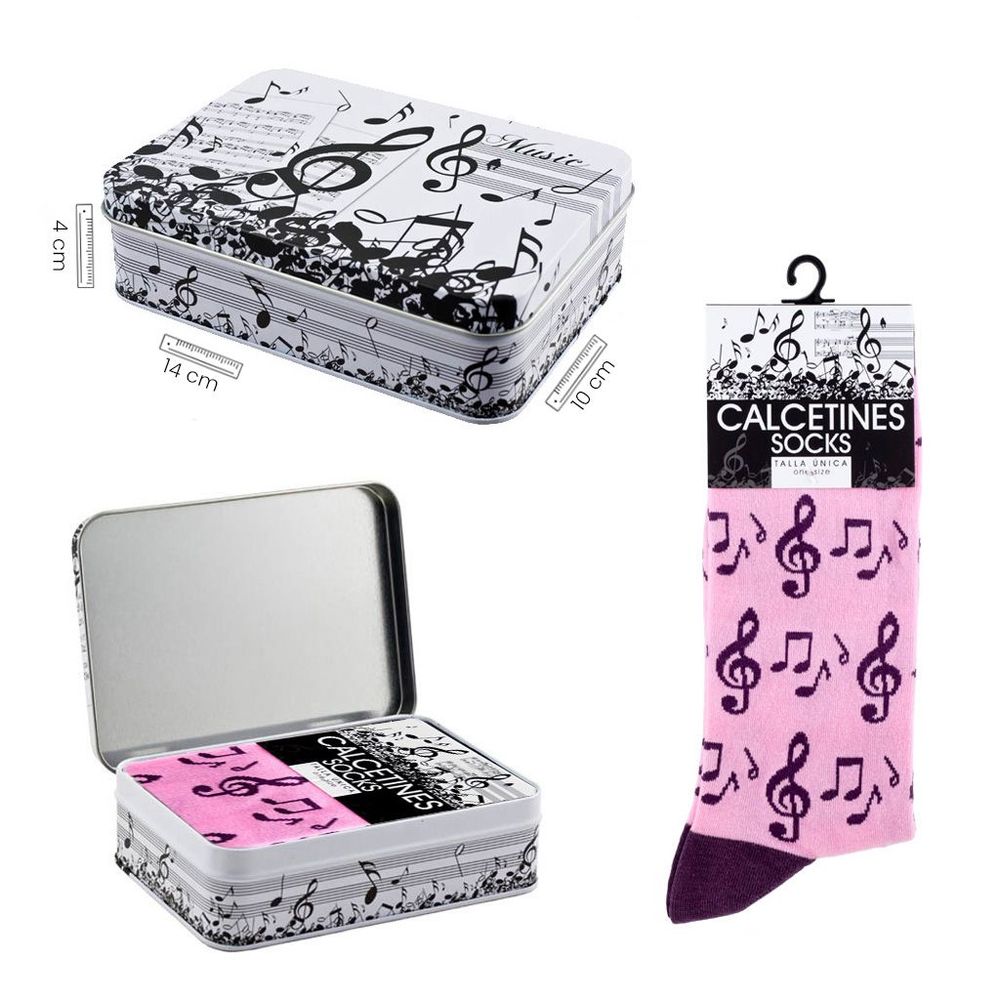 Socks - Music Patterned Socks - JAVIER SA