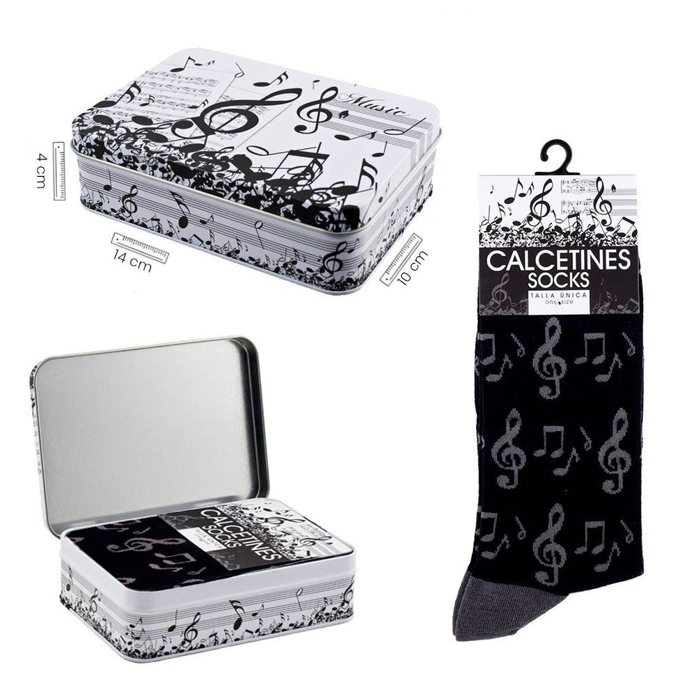Socks - Music Patterned Socks - JAVIER SA