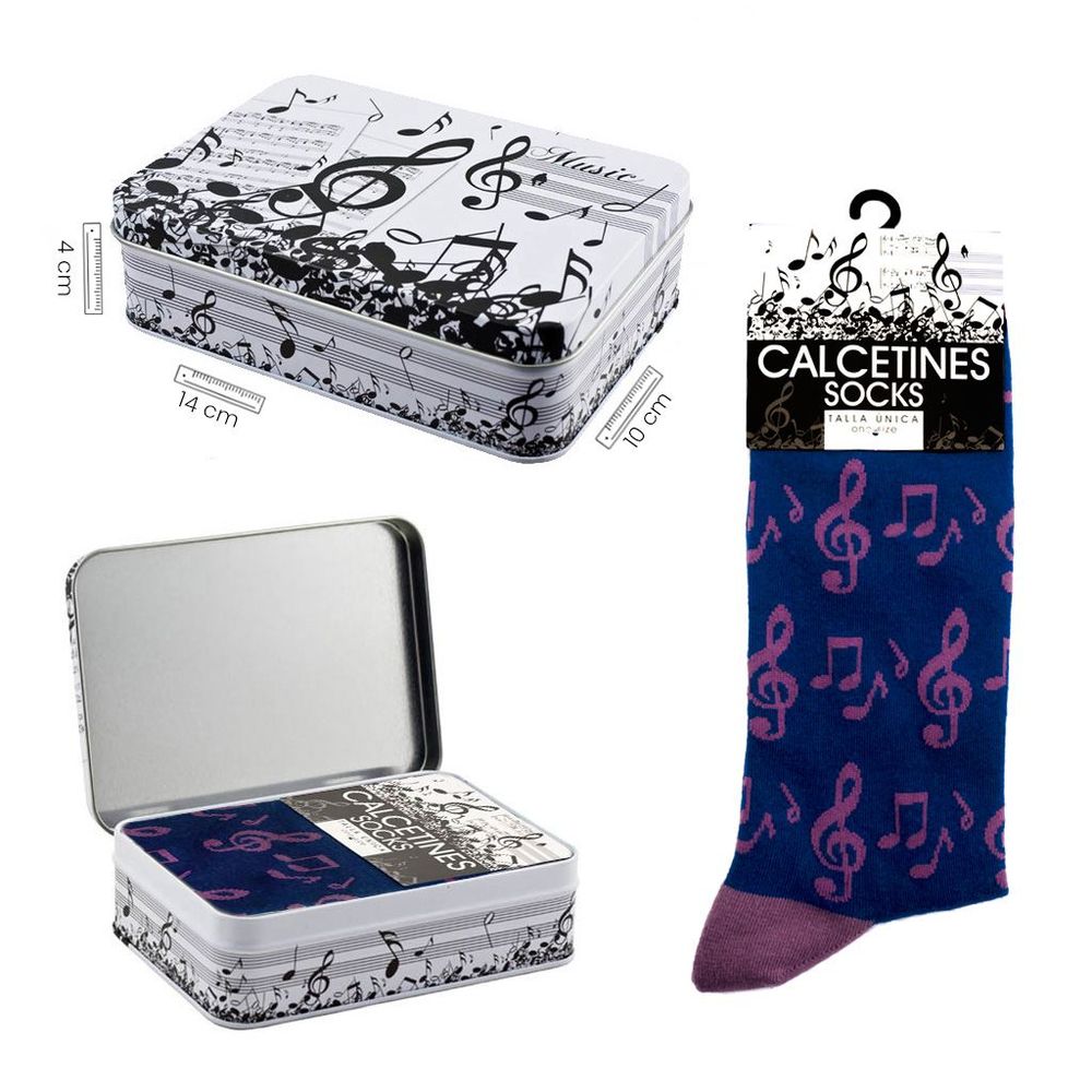 Socks - Music Patterned Socks - JAVIER SA