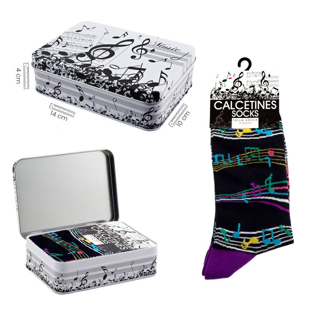 Socks - Music Patterned Socks - JAVIER SA