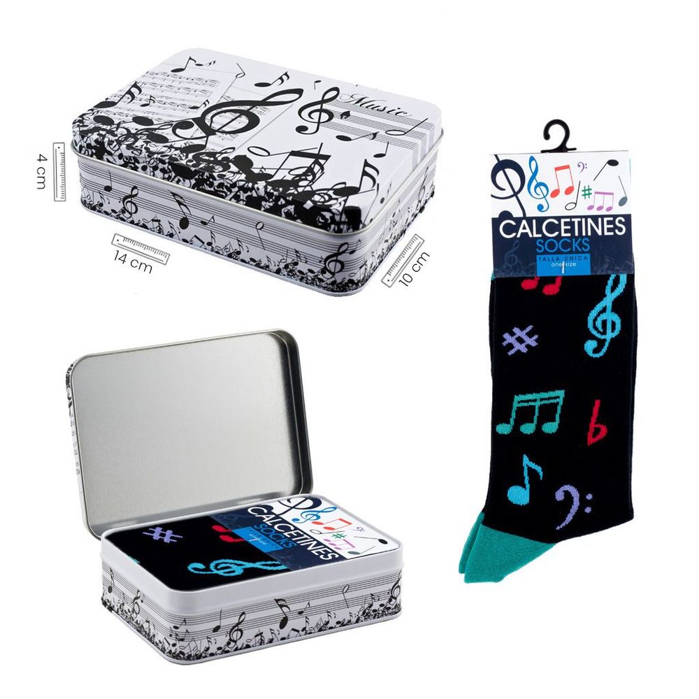 Socks - Music Patterned Socks - JAVIER SA