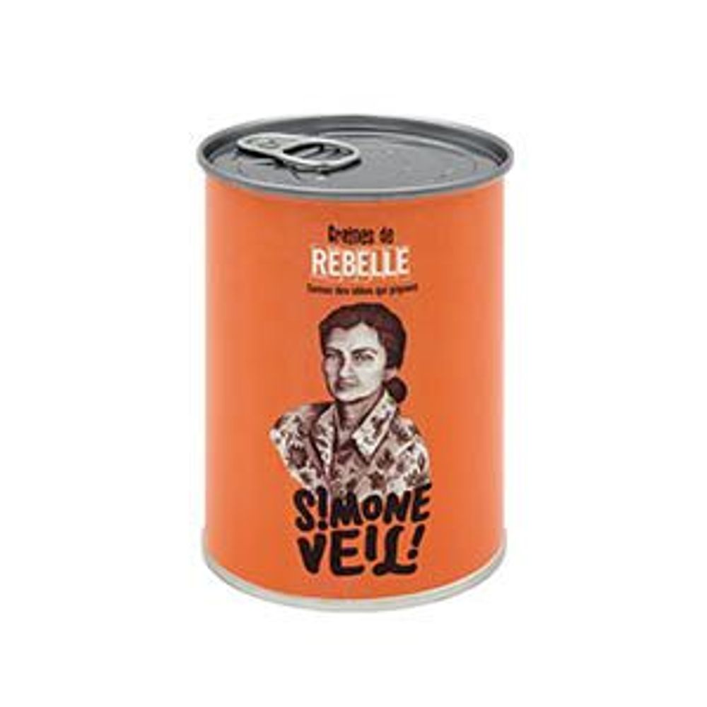 Cadeaux - Kit à semer " Simone Veil" Fabriqué en France en collab avec Arts dans la Peau - MAUVAISES GRAINES