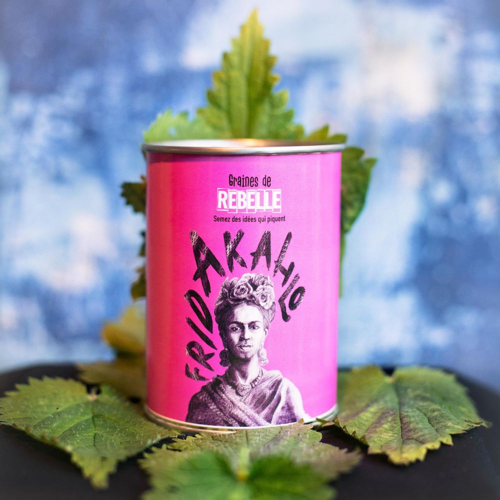 Cadeaux - Kit à semer "Frida KAHLO" Fabriqué en France, en collab avec Arts dans la peau - MAUVAISES GRAINES