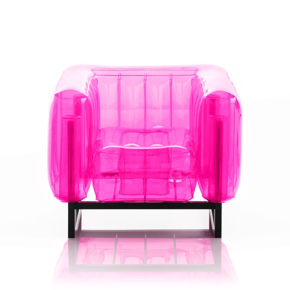 Lawn armchairs - YOMI| Design armchair - Pink - KUUMO DESIGN
