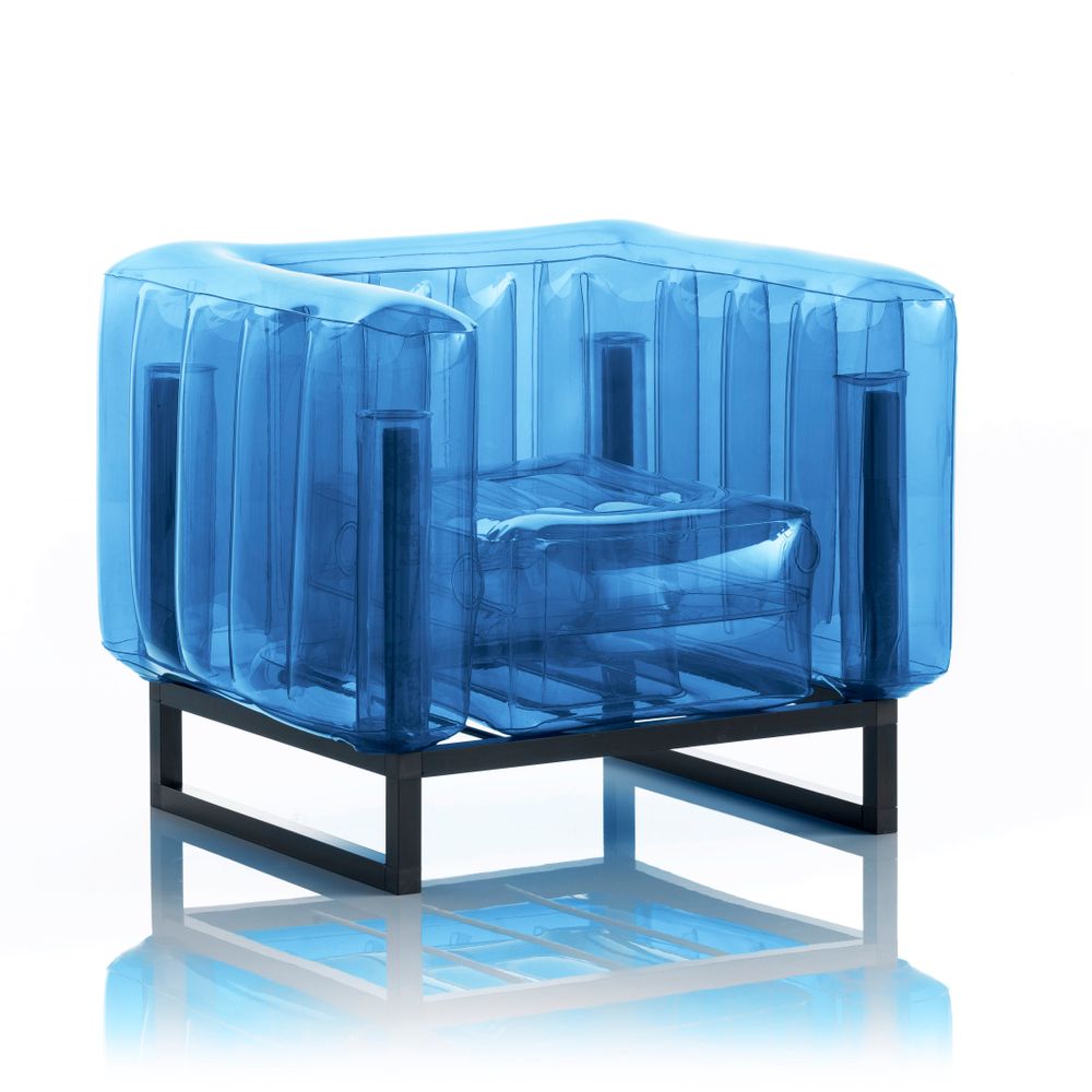 Lawn armchairs - YOMI| Armchair - Blue - MW DESIGNER FURNITURE