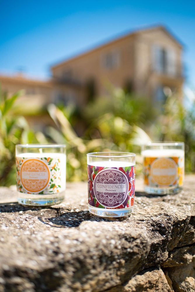 Objets de décoration - Bougie parfumée Figue - CONFIDENCES PROVENCE