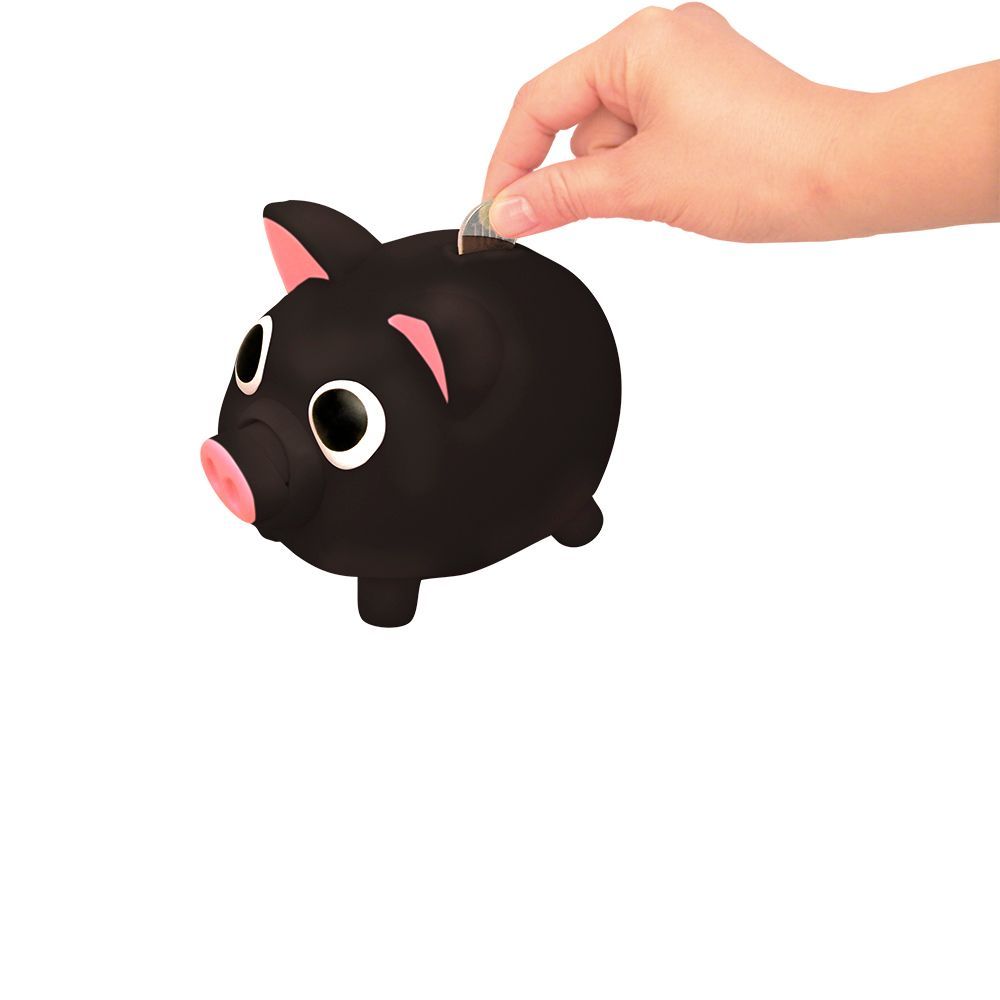 Gifts - Black pig piggy bank - Jiggy Bank/SANKYO TOYS collection - ABINGPLUS