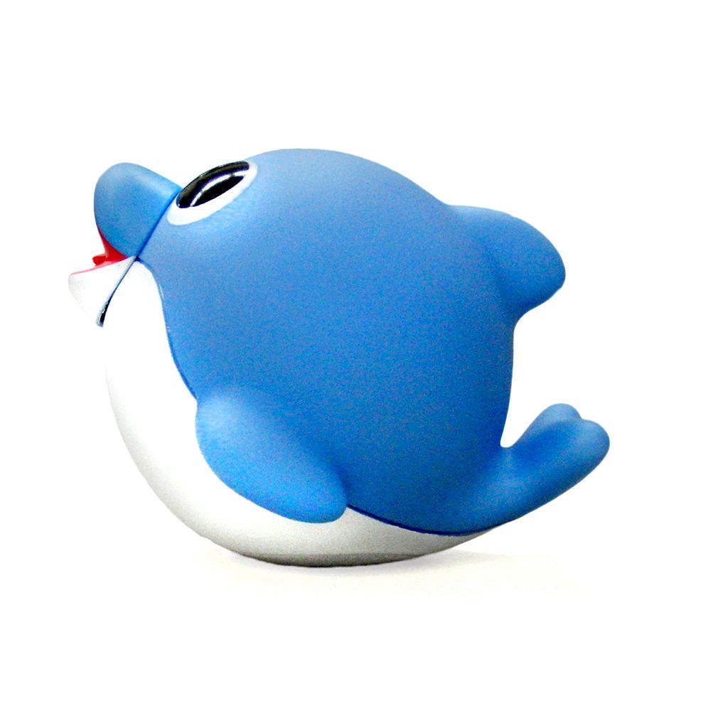 Jouets enfants - Dauphin bleu arroseur d’eau dans le bain - collection Squirbbles / SANKYO TOYS - ABINGPLUS