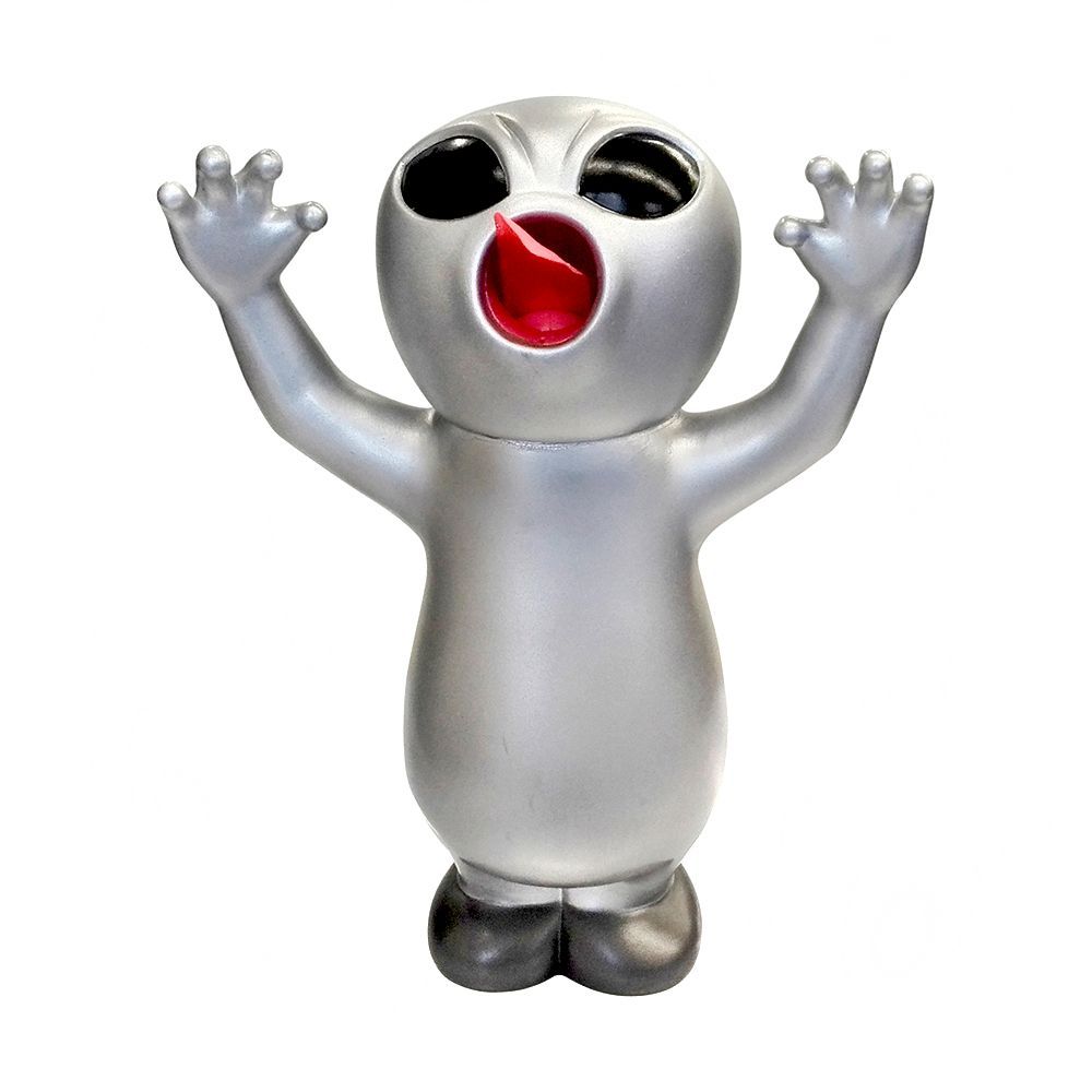 Jouets enfants - Alien rigolo argent - collection Silly Alien / SANKYO TOYS - ABINGPLUS