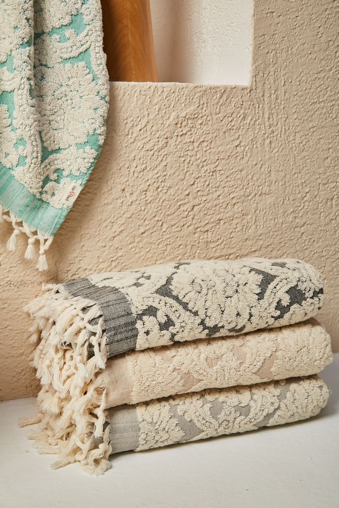 Other bath linens - DAMASK Bath Towel - COLOR TOUCH