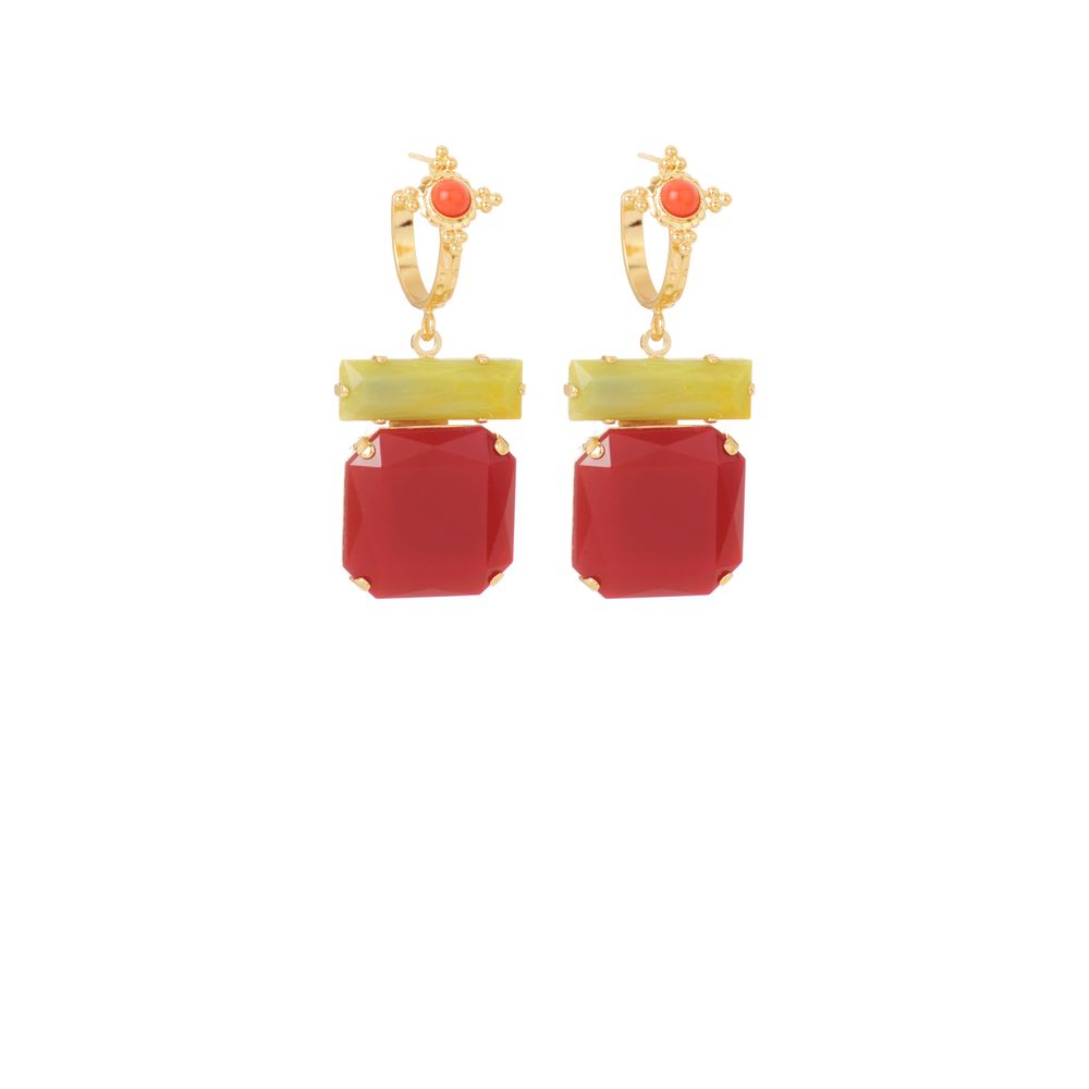 Jewelry - Caramel hoop earrings - JULIE SION