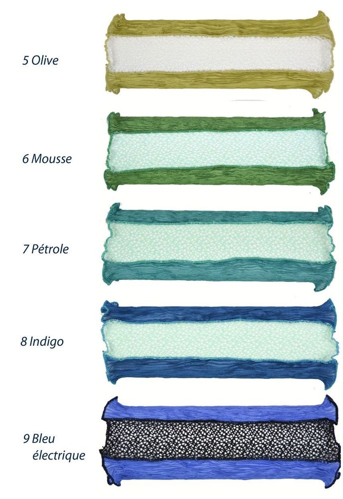 Jewelry - Pleated cuffs with SWING lace - LINÉ-GÖLZ