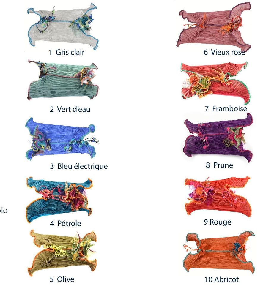 Jewelry - jewel textile bracelet - LINÉ-GÖLZ