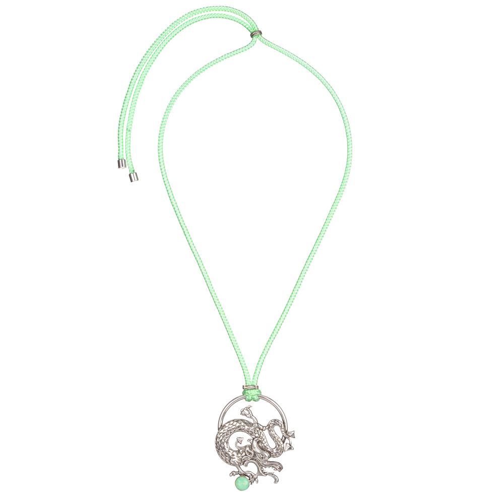 Jewelry - Shenron silver adjustable necklace - JULIE SION